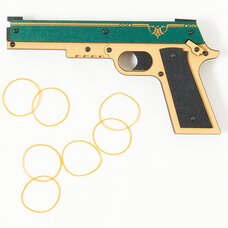 Blowback-Style Rubber Band Gun (R-5)