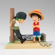 World Collectable Figure One Piece Log Stories Monkey D. Luffy & Roronoa Zoro