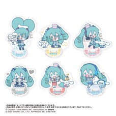 Hatsune Miku x Cinnamoroll Trading Mini Acrylic Stand Box Set