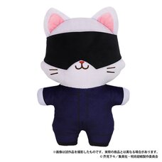 Jujutsu Kaisen Season 2 with CAT Flat Plushie with Eye Mask Satoru Gojo