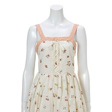 OLIVE des OLIVE Strawberry Print Dress