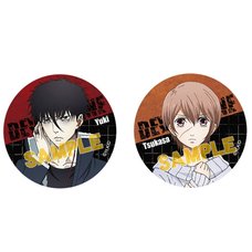 Devil's Line Yuki & Tsukasa Charaby Badge Set
