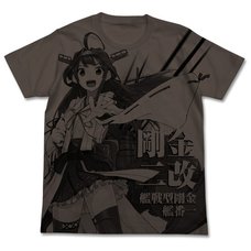 Kantai Collection -KanColle- Kongo Kai Ni All-Over Print Charcoal T-Shirt