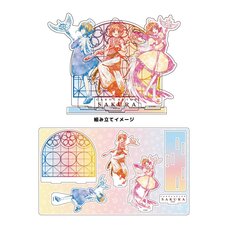 Premium Acrylic Diorama Plate Cardcaptor Sakura: Clear Card 01 Group (Sparkly Paint)