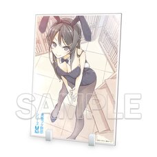 Dengeki Bunko Rascal Does Not Dream Series 10th Anniversary Big Acrylic Plate Bunny Girl Ver.