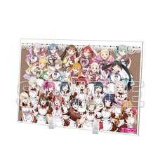 Love Live! Series Acrylic Plate Ver. Valentine 2026 All Members Group Illustration