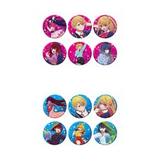 Oshi no Ko Tin Badges: Anime Visual Ver. Complete Box Set