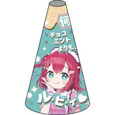 AiScReam Presents TOPPING LIVE Come See Me Before I Melt ♡♡♡ Soft Mini Megaphone