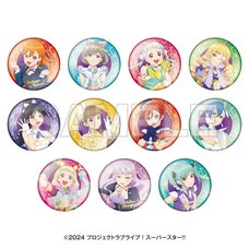 TV Anime Love Live! Superstar!! 5th Anniversary Pop-Up Shop Random Foil-Stamped Pin Badge (1 Pack)