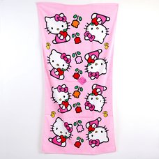 Hello Kitty Flower Print Sports Towel