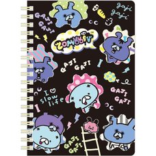 B6 Zombbit Spiral Notebook (Squares)