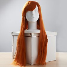 Long Apricot Orange Wig