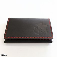 Official Eva Store Black Leather Card Case