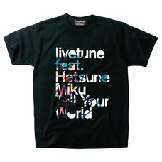 livetune feat.Hatsune Miku Tell Your World Typography T-Shirts