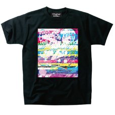 livetune feat. Hatsune Miku - Tell Your World “Glitch” T-Shirt