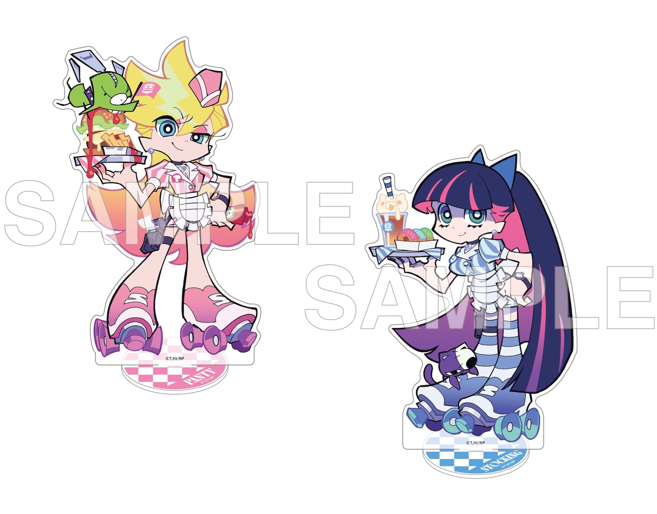 New Panty & Stocking with Garterbelt Acrylic Stand Figure American