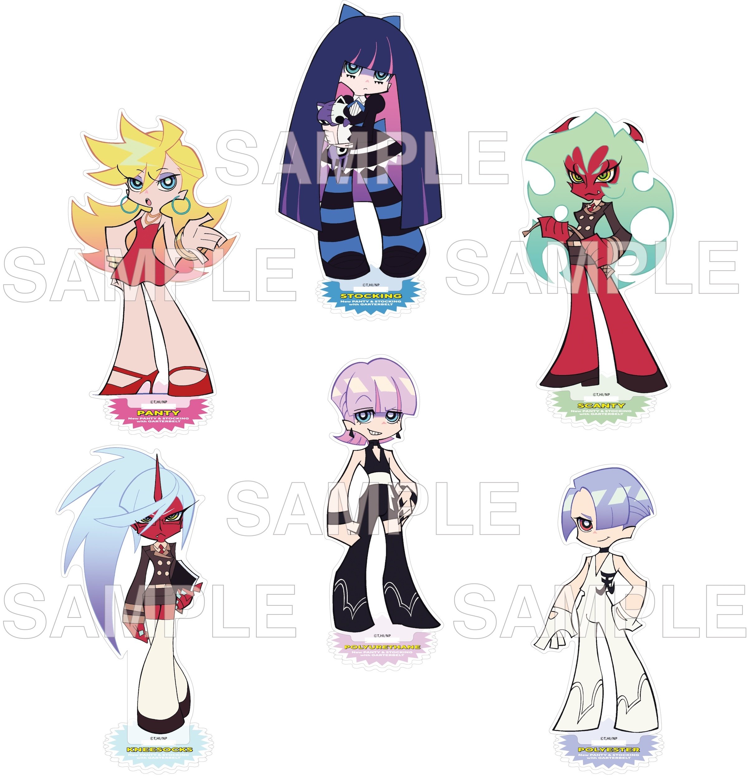New Panty & Stocking with Garterbelt Acrylic Stand Figure