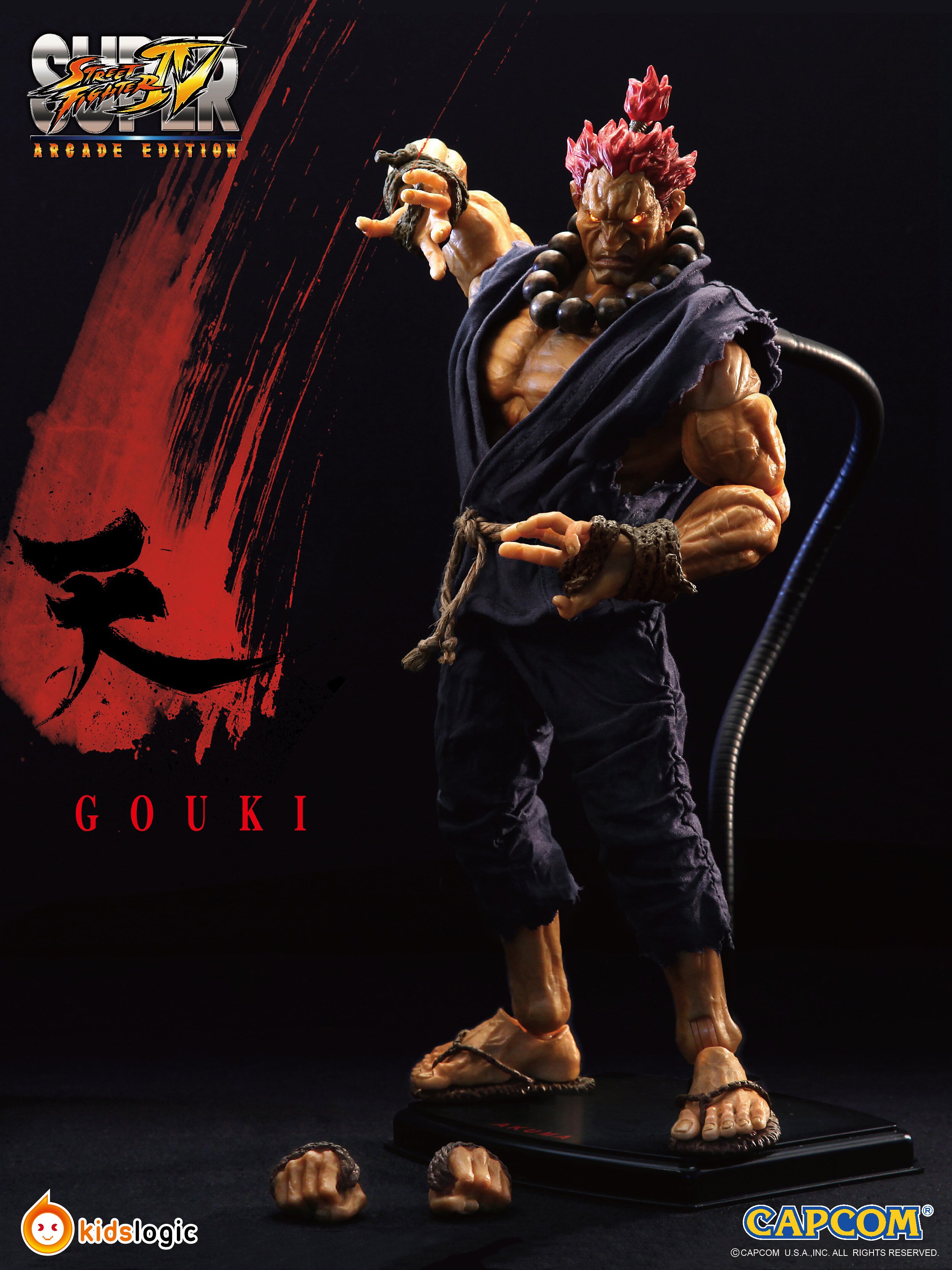 Kids Logic Street Fighter IV Akuma Gouki Action Nations 1/6 Action figure  NEW