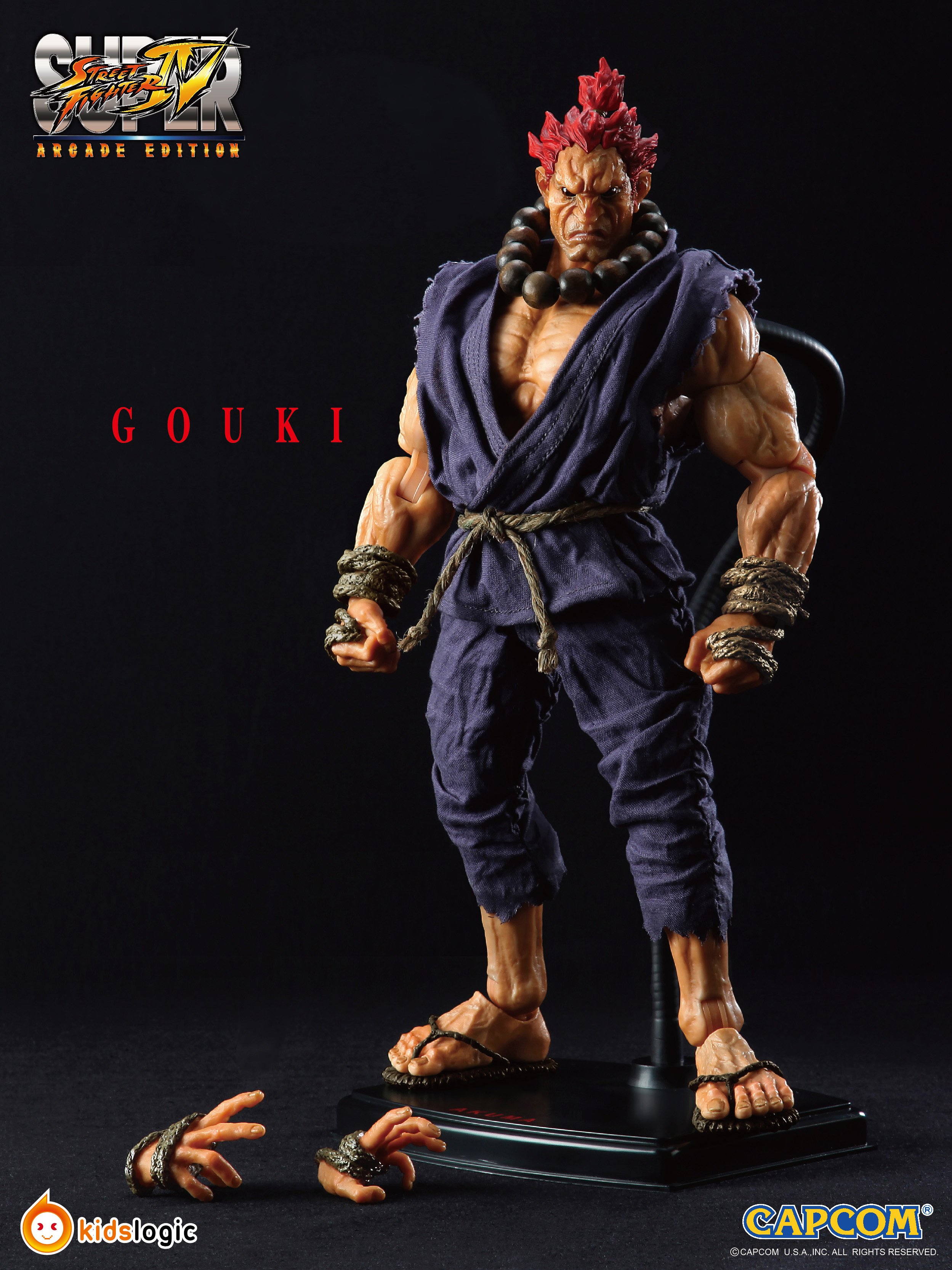RARE! Street Fighter 2 Akuma Gouki 12 Action Figure JAPAN GAME -  Japanimedia Store
