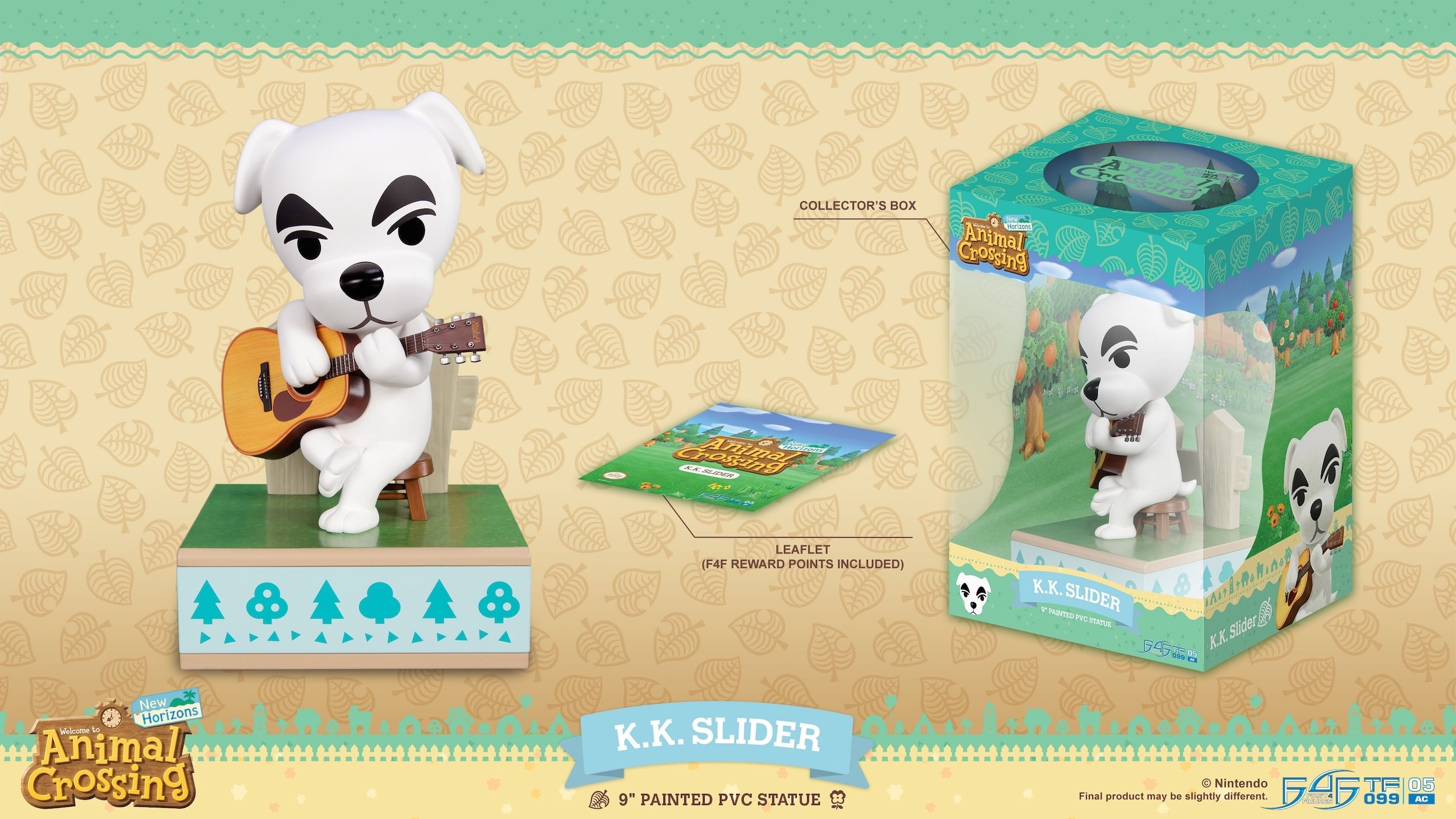 Statue Pvc First 4 Figures Animal Crossing New Horizons K.k. Slider 21 5cm Preco Juillet 2026 5060316626542
