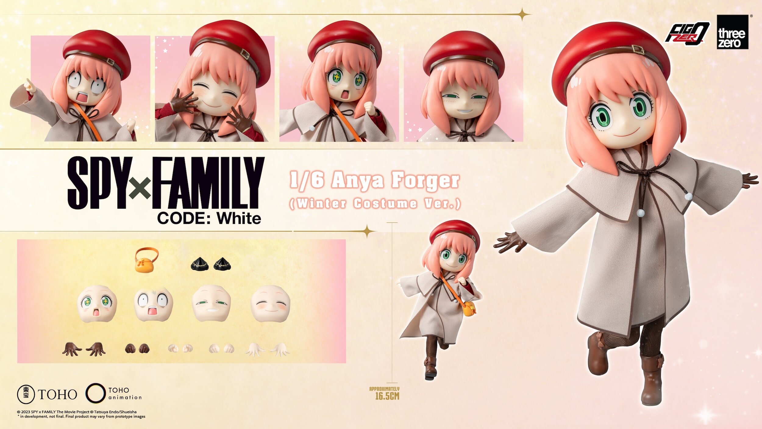 FigZero Spy x Family Code: White Anya Forger: Winter Costume Ver. 1/6 Scale  Figure