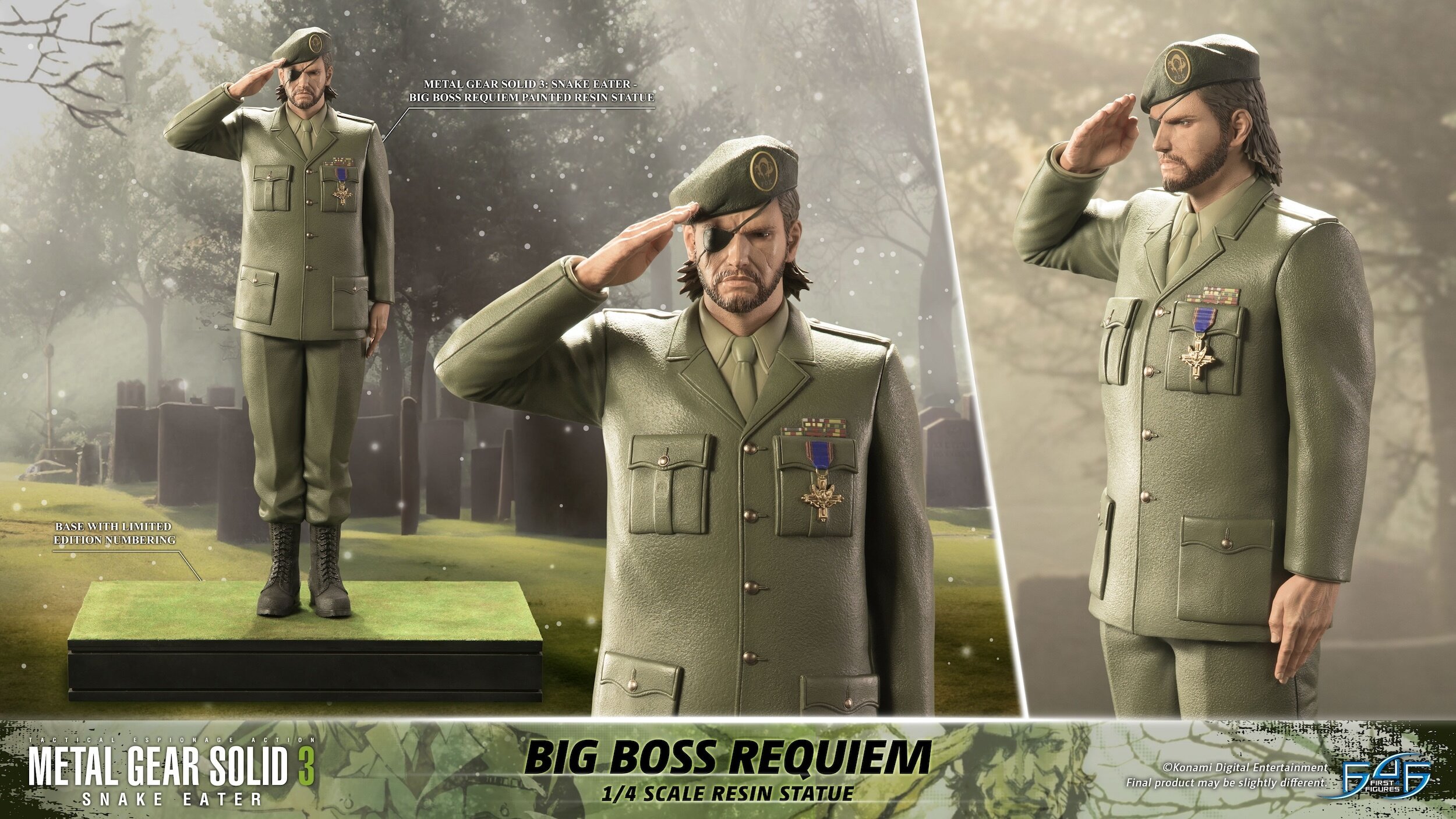 First 4 Figures Gives A Sneak Peek At Metal Gear Solid 3: Snake Eater Big Boss