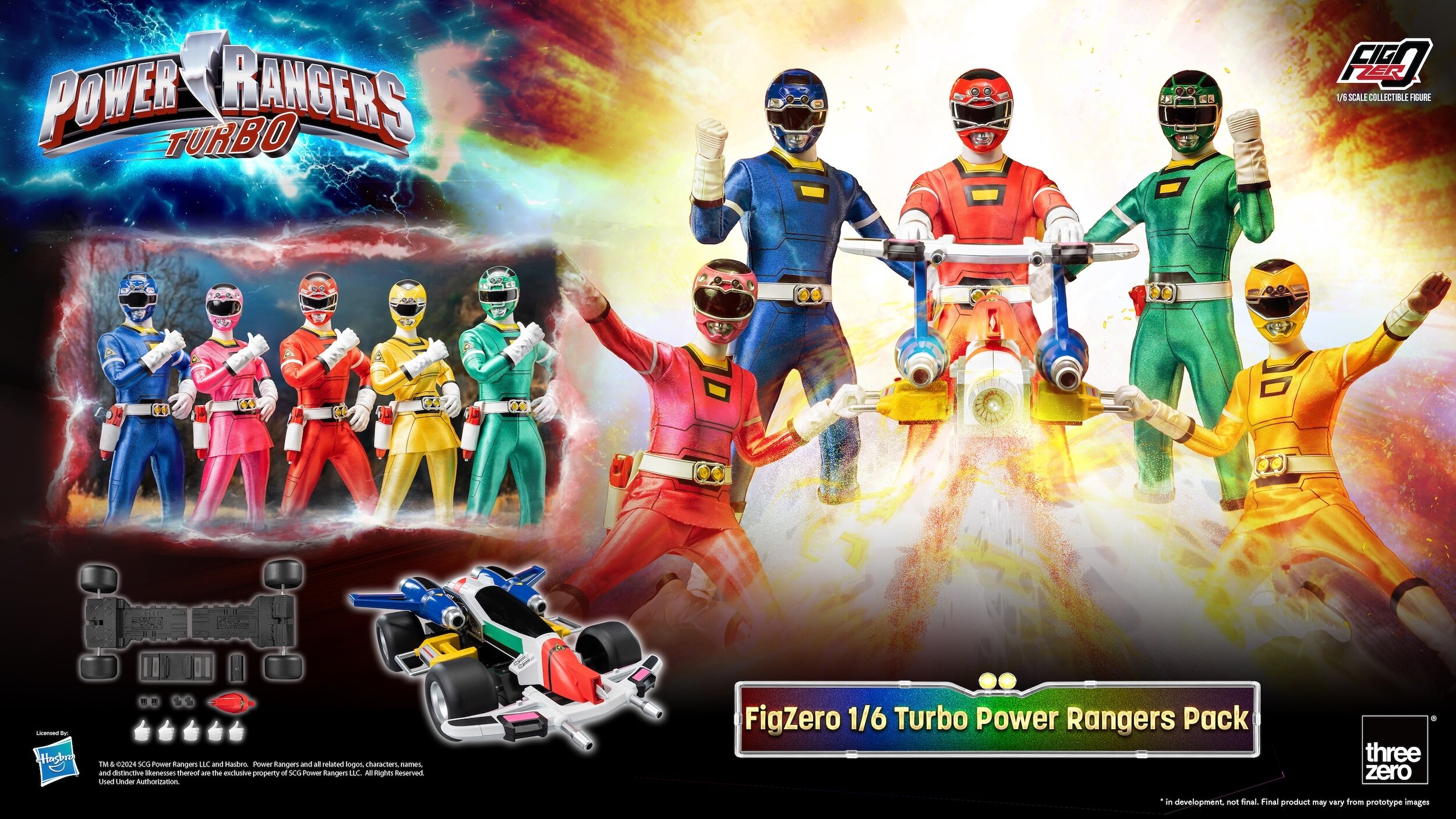 FigZero Power Rangers Turbo Turbo Power Rangers 1/6 Scale