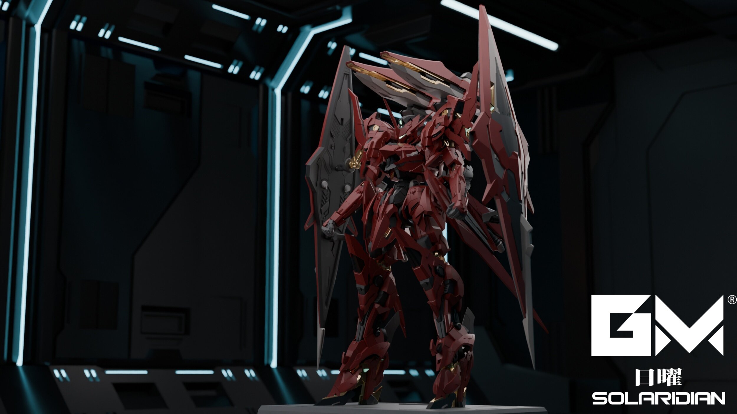 Solaridian 1/72 Scale Plastic Model Kit - Tokyo Otaku Mode (TOM)