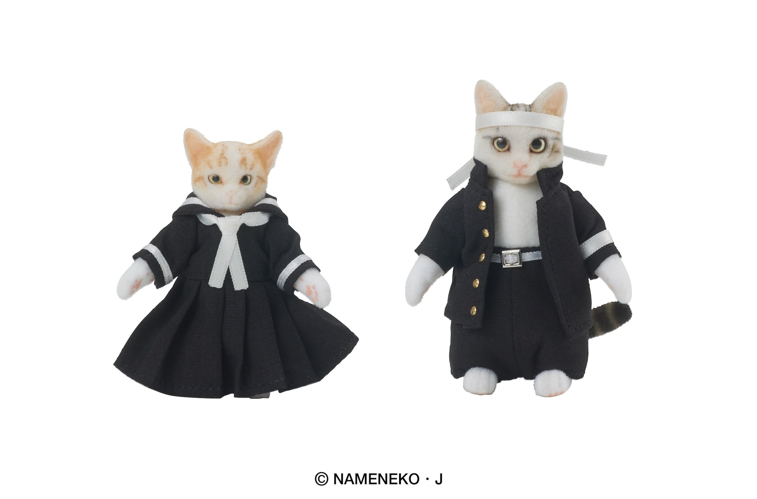 DigKawaiiAction Perlorian Cats Matakichi & Torako - Tokyo Otaku