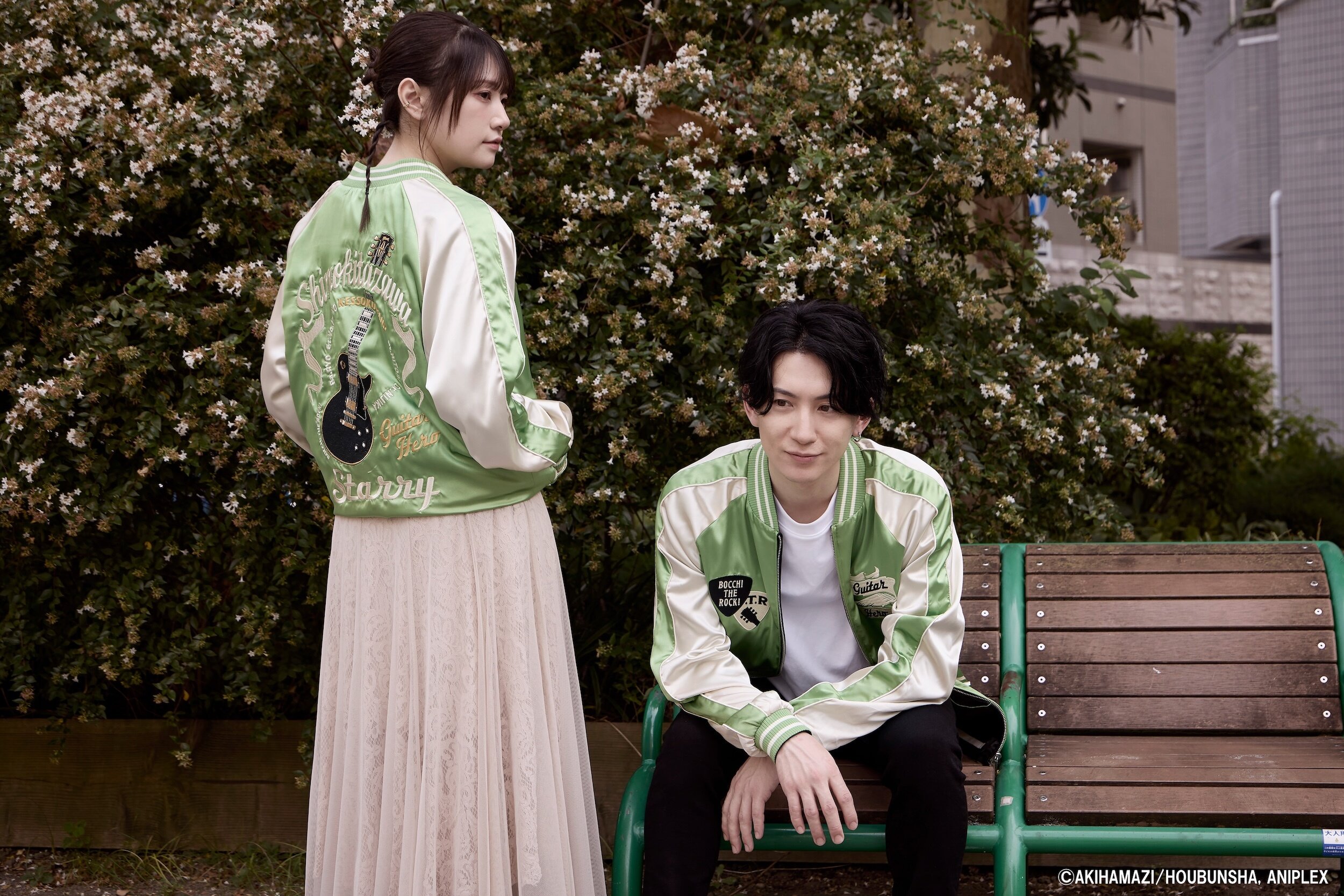 ぼっち・ざ・ろっく！廣井きくりOVERSIZE SOUVENIR JACKET アニメ【ぼっち・ざ・ろっく！】【HUMAN ROBOT】「廣井きくり