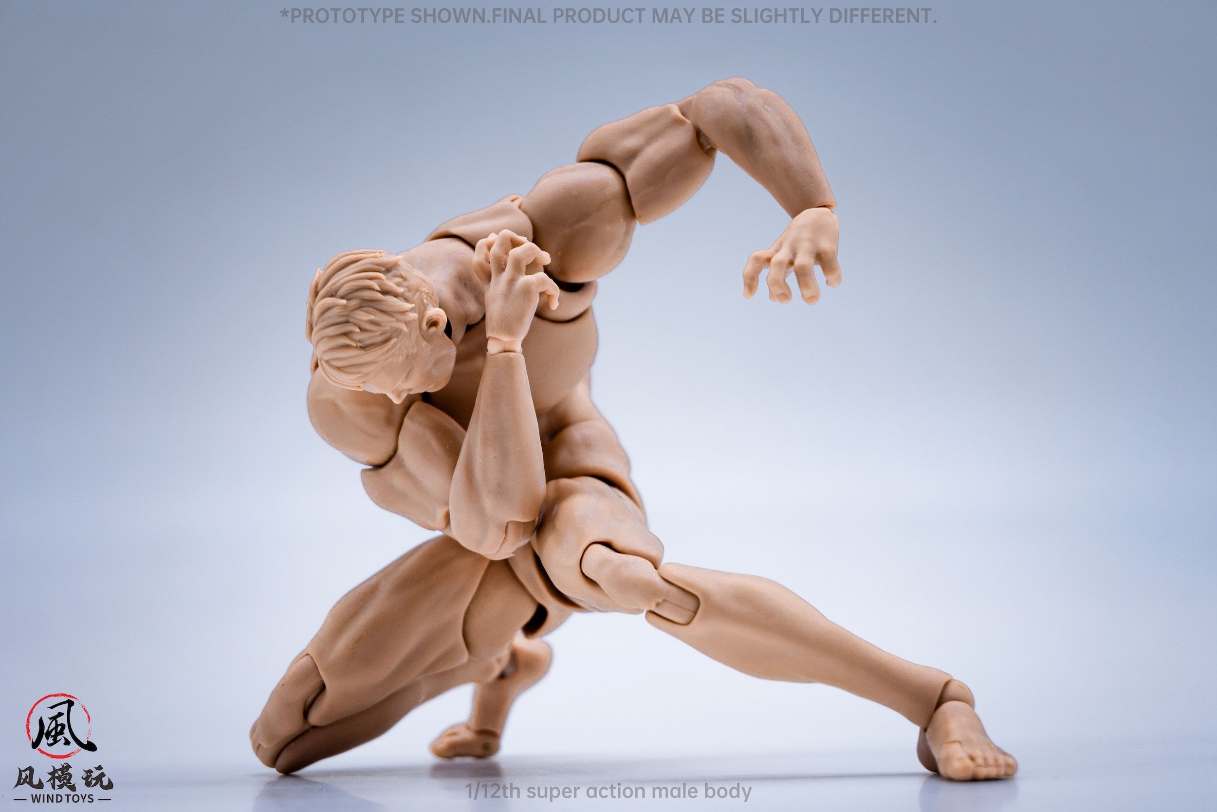 Super Action Male Body: Normal Edition 1/12 Scale Action Figure: Wind ...