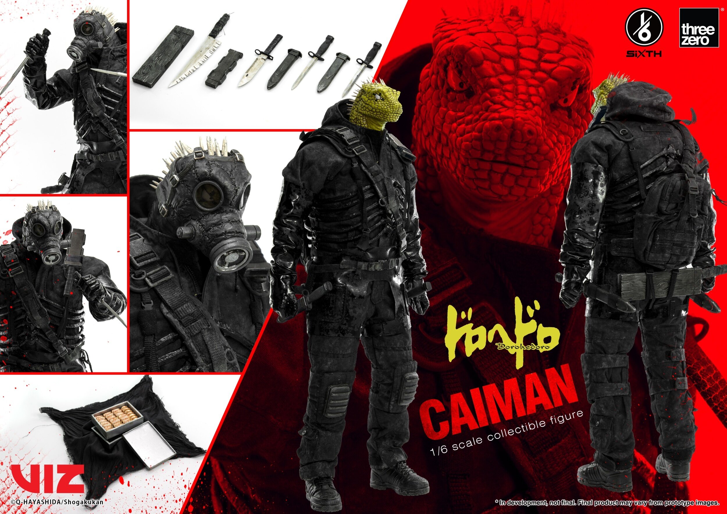未開封　threezero dorohedoro カイマンフィギュア Dorohedoro Caiman 1/6 Scale Action Figure - Tokyo Otaku Mode (TOM)