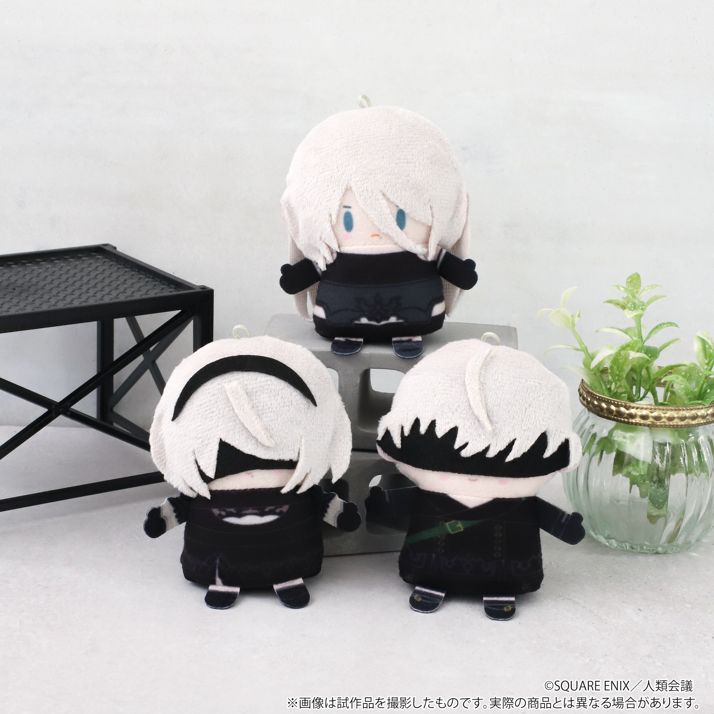 NieR: Automata Ver 1.1a PUPPELA Finger Mascot 2B & 9S & A2