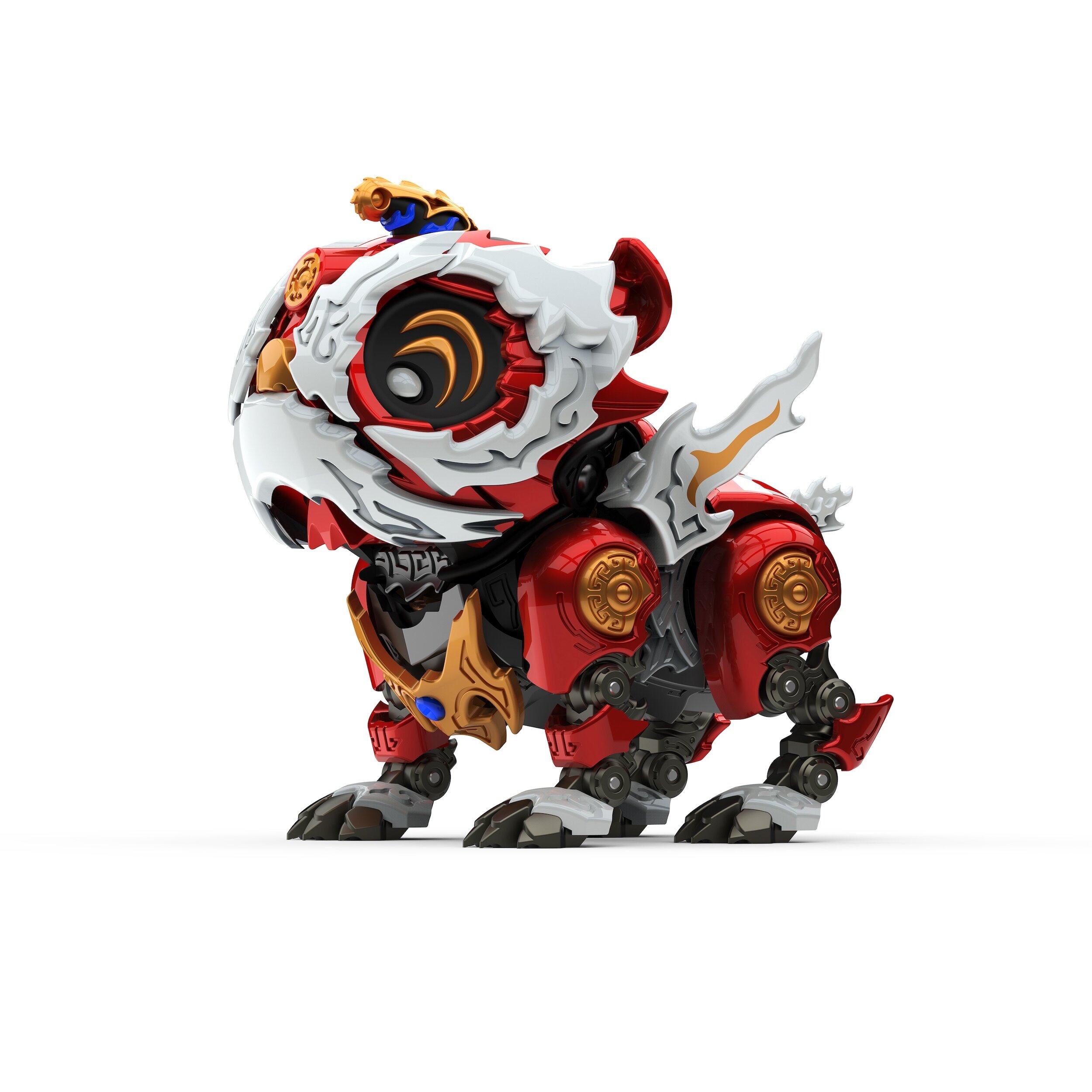 lionctoy lionchen 初誕者 XWS-0001 Lion Dance (Red) Alloy Action Figure - Tokyo Otaku