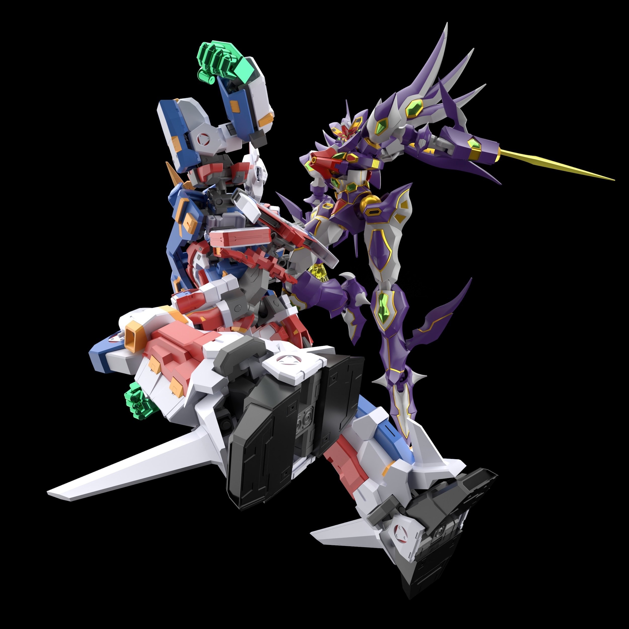【未開封品】R-GUN RIVALE &WILDSCHWEIN SMP Series Super Robot Wars OG R-GUN Rivale & Wildschwein - Tokyo