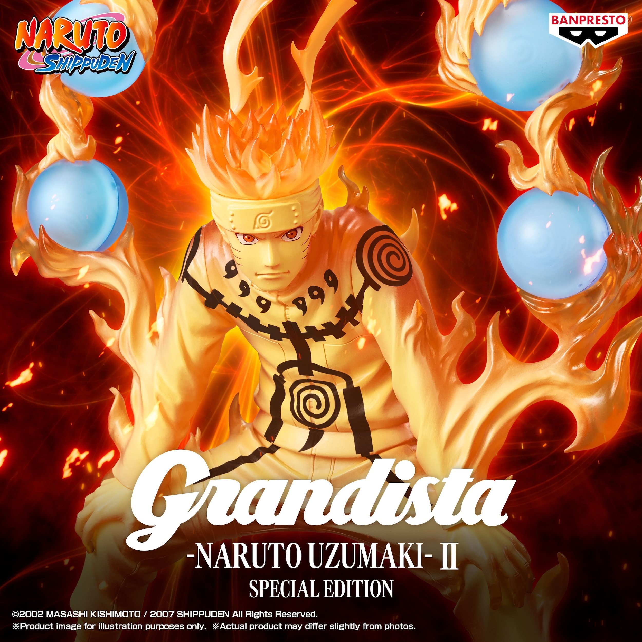 Grandista Naruto Shippuden Naruto Uzumaki II Special Edition