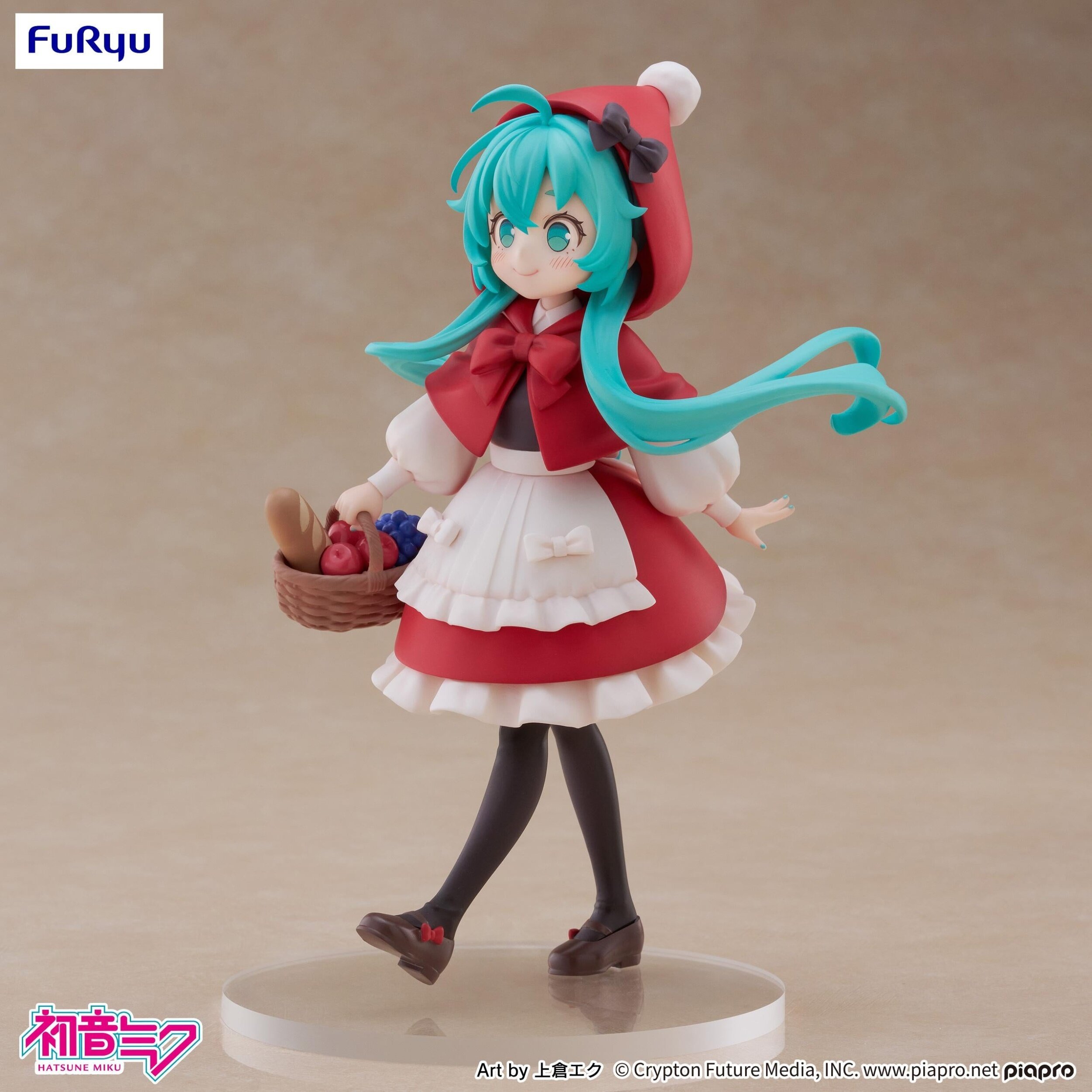 strapless open back dress Vocaloid] Miku: Little Red Riding Hood – Prize Figure