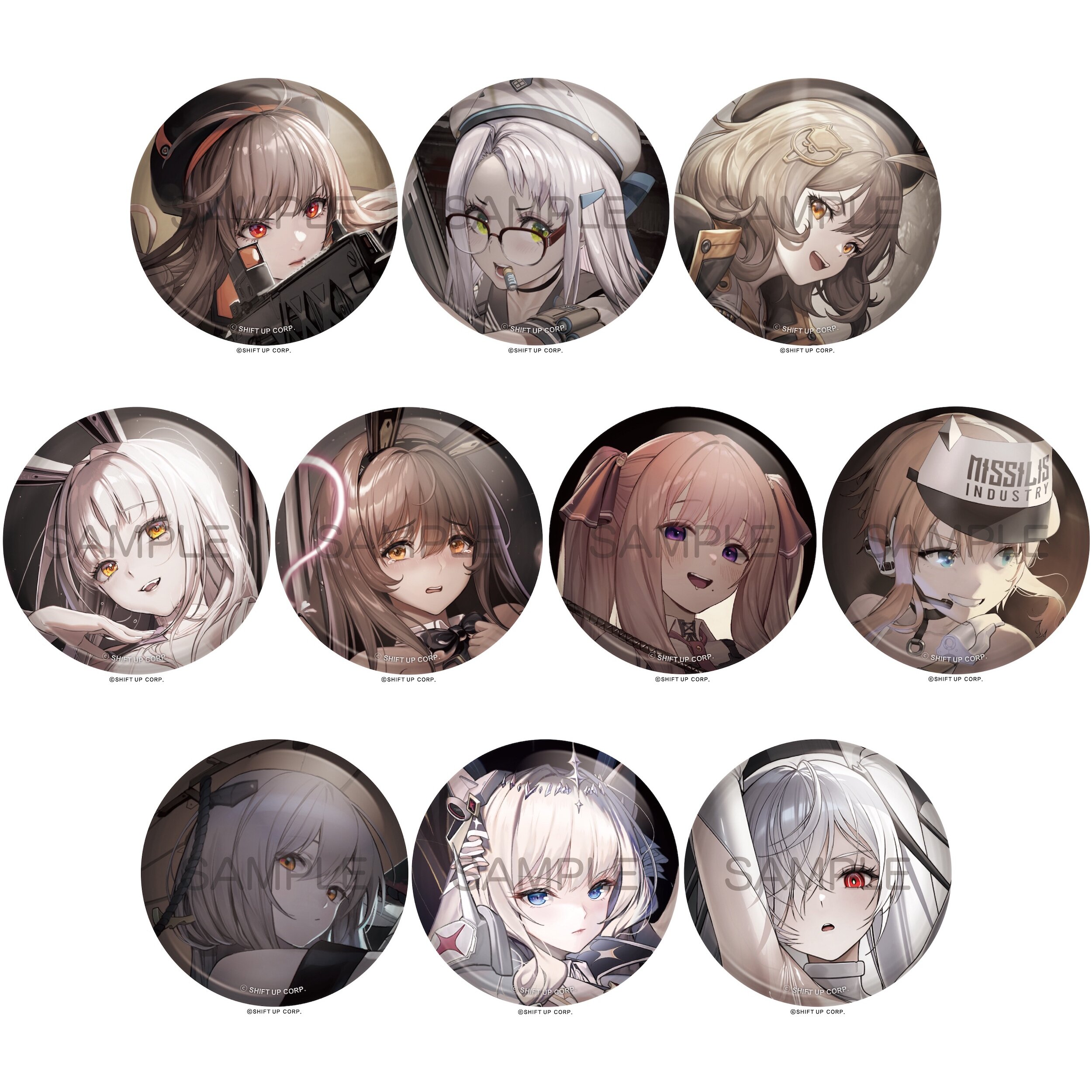 NIKKE トレーディング缶バッジ GODDESS BOX 韓国輸入商品】NIKKE トレーディング缶バッジ GODDESS BOX 全7種