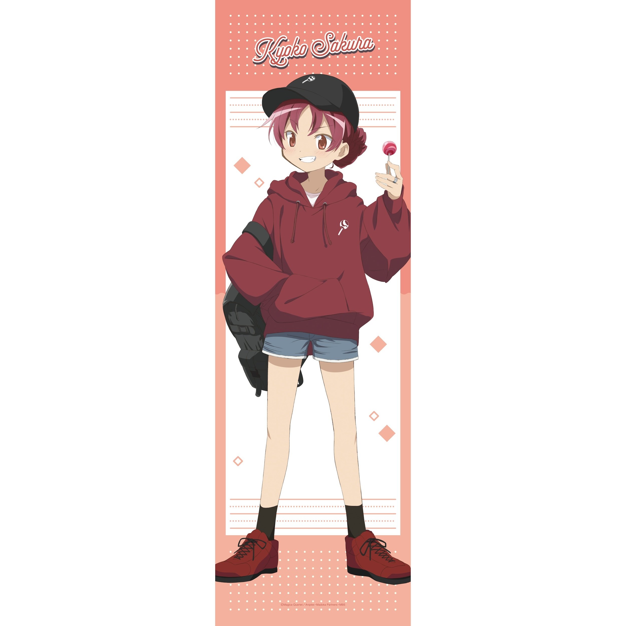Puella Magi Madoka Magica Big Tapestry Kyoko Sakura: Hoodie Ver