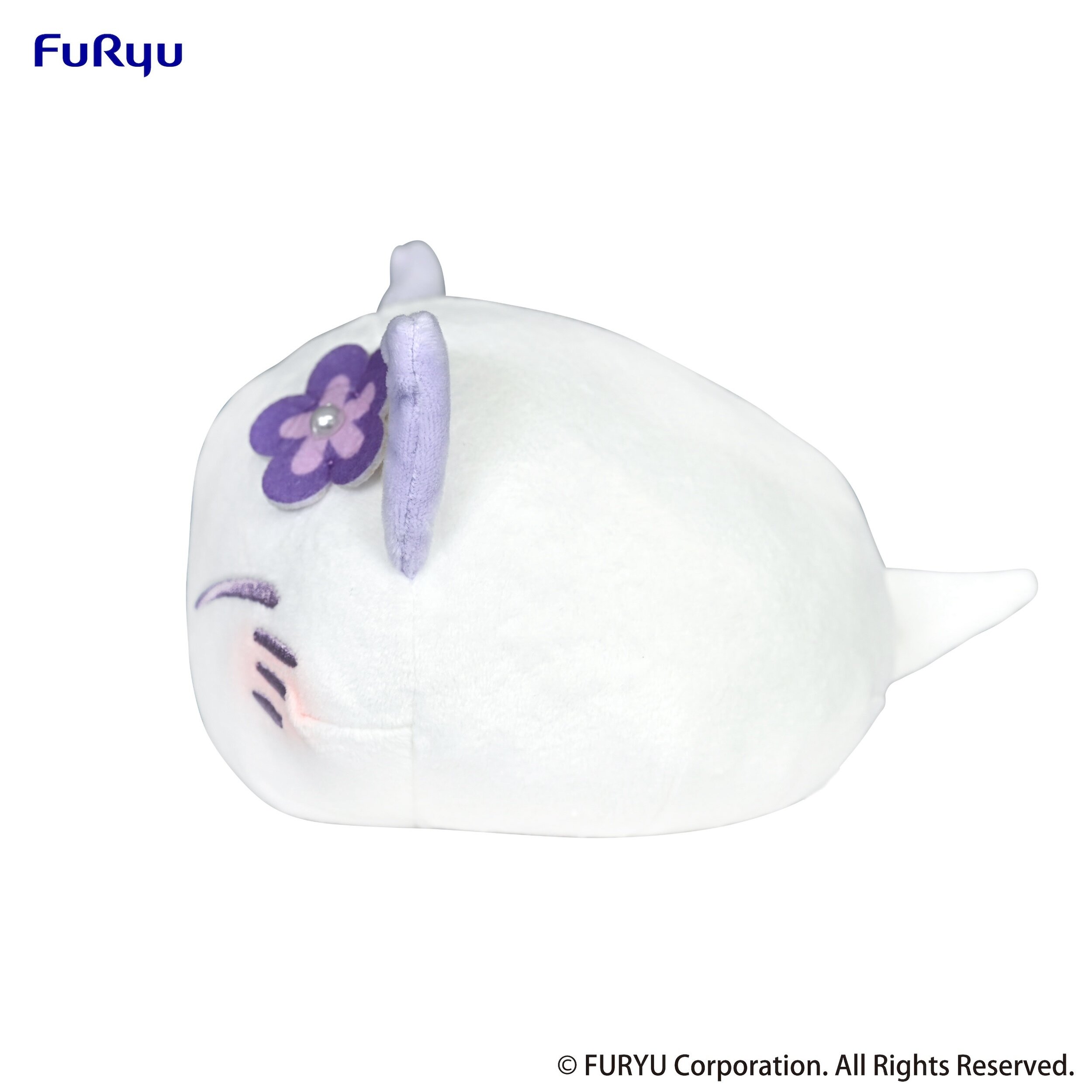 Nemuneko Cat Pastel Color Plush Toy Purple: Furyu Tokyo Otaku