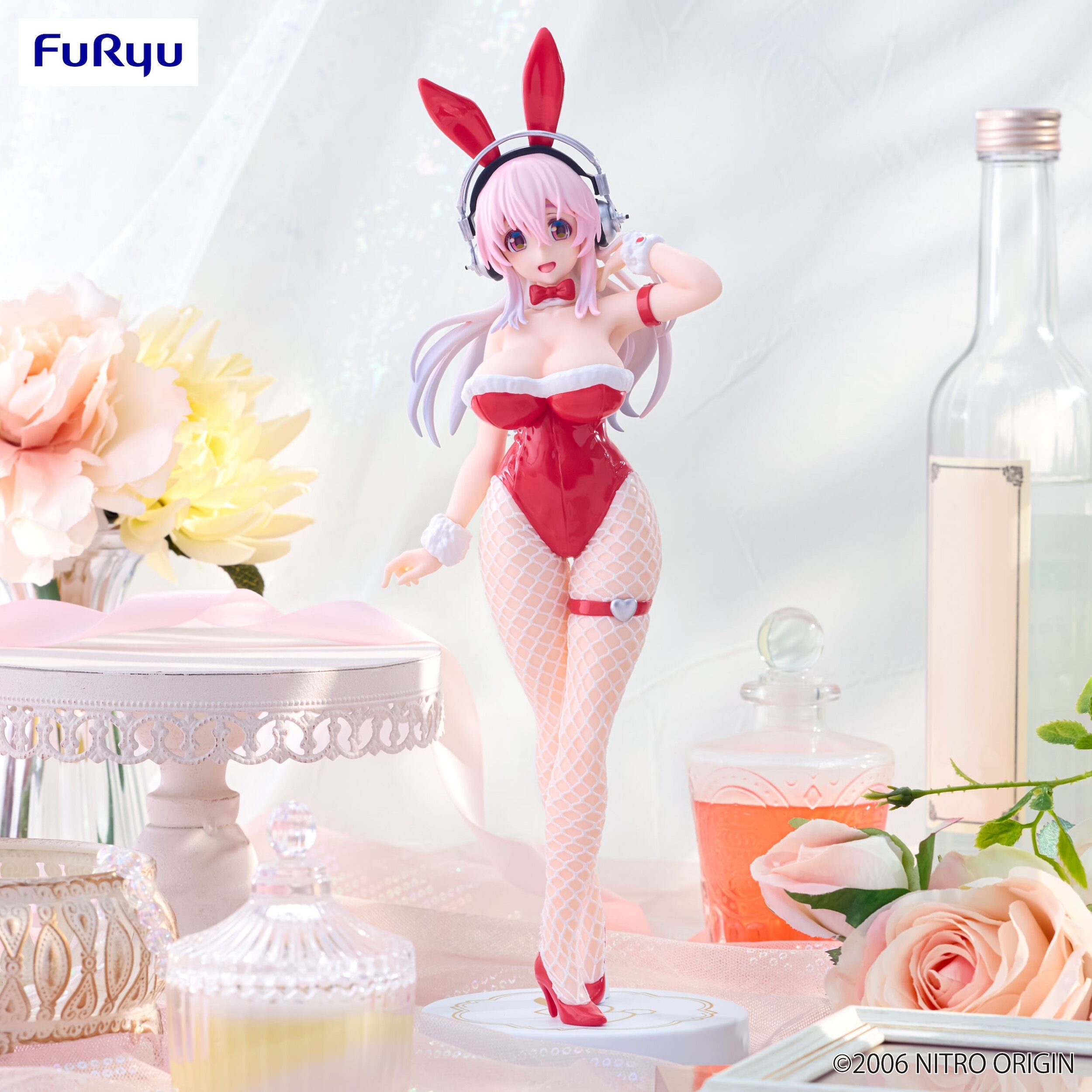 Super Sonico BiCute Bunnies Red ver. figure FuRyu (100