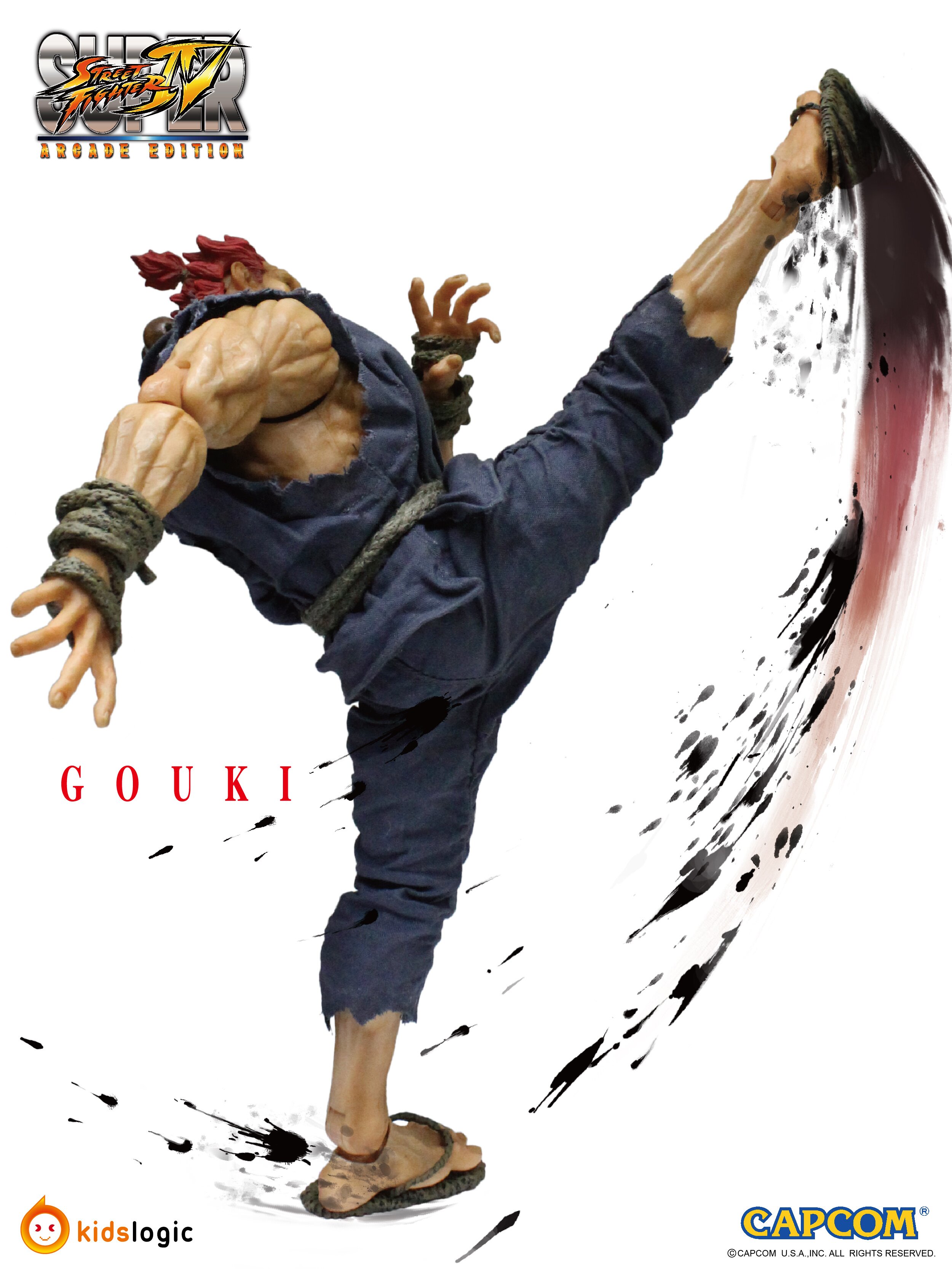 Action Figure Akuma Gouki : Street Fighter IV Player Select 20th