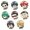 SD character pin badges. &copy; Wataru Watanabe (Weekly Shonen Champion) / Yowamushi Pedal Production Committee