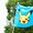 Leading the pikachu parade was this flag.
