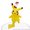 Cute Gatcha Figures of Pikachu that Hang from the Rim of Your Cup 4