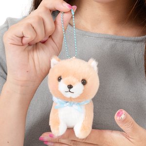 AMUSE Japanese Ijiken Stuffed Animal Poodle Ball Chain/Key Chain Set of 4