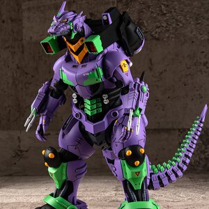 godzilla vs. evangelion mechagodzilla eva unit-01 color ver.