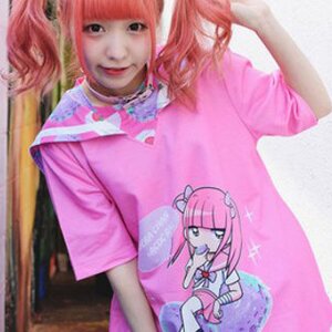  Menhera Chan Yami Kawaii Japanese Anime Kawaii Menhera Raglan  Baseball Tee : Clothing, Shoes & Jewelry