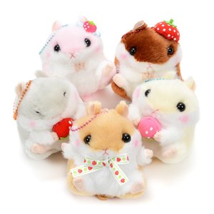 Amuse Coroham Coron Strawberry Ichigo Hamster Plush Koroham Coron Stuffed Toreba 