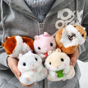 Genuine Amuse Coroham Coron Hamster Plush Collection Ball Chain Mascot Cute 